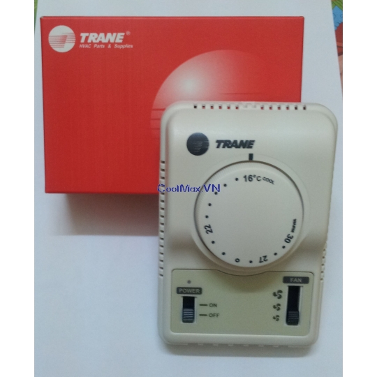 Thermostat Trane cơ 3 tốc độ quạt